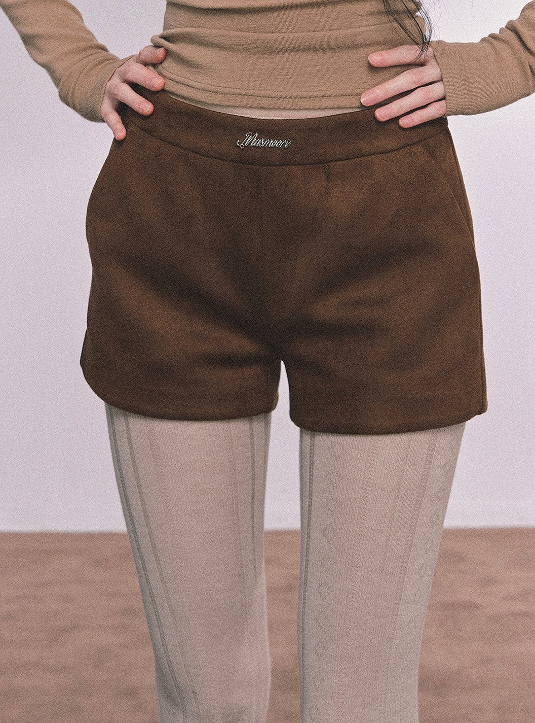 Gold Suede Suit Jacket/Shorts DIA0610