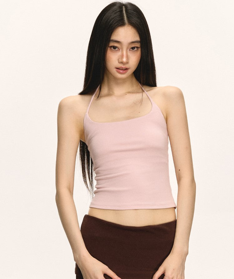 Halter Neck Short Camisole ANA0024