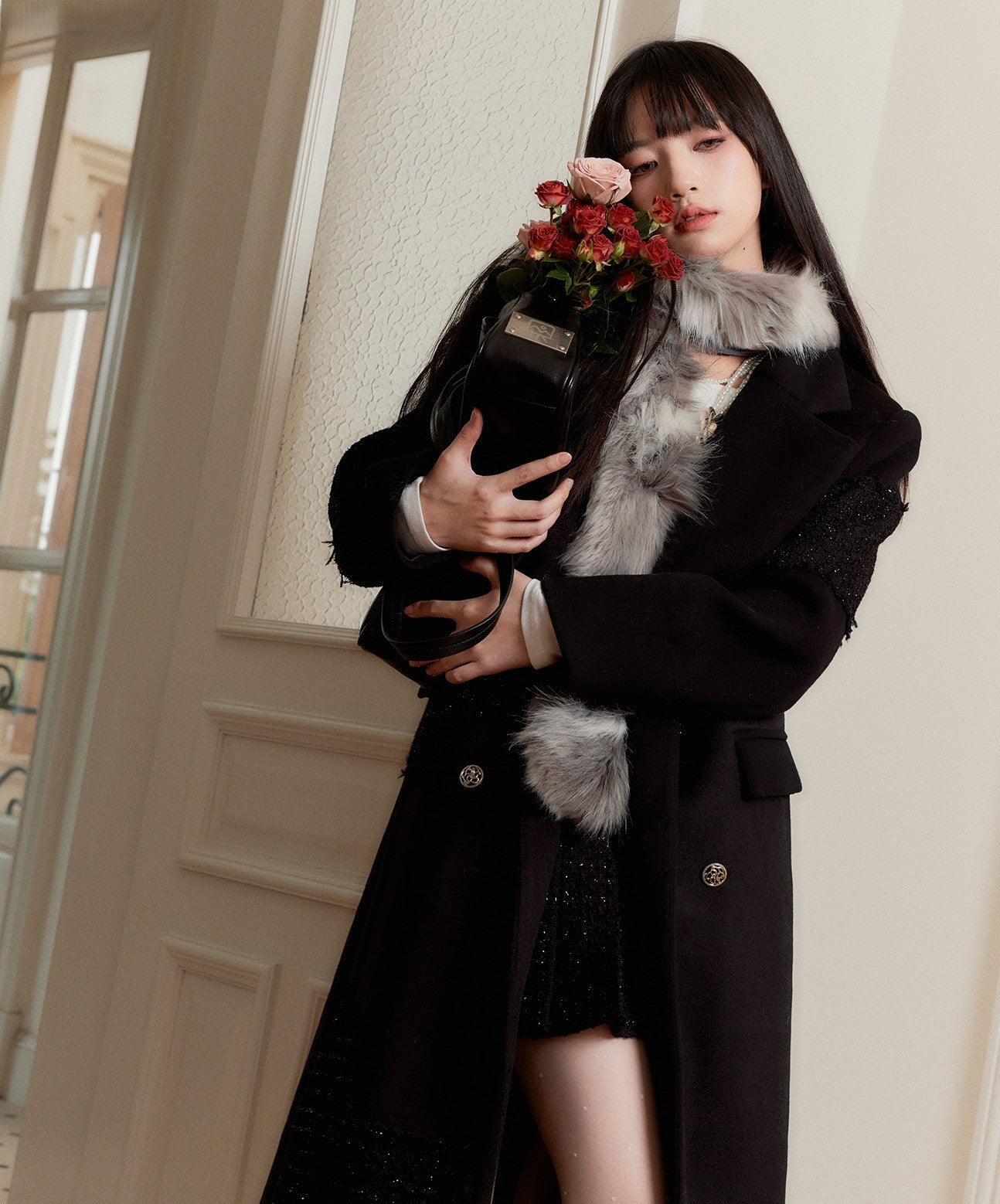 High-end Double-faced Long Wool Coat FRA0265