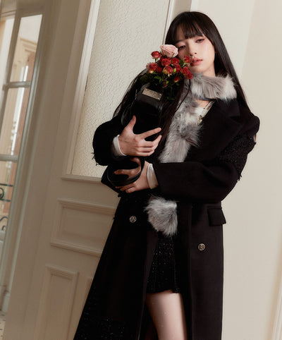 High-end Double-faced Long Wool Coat FRA0265