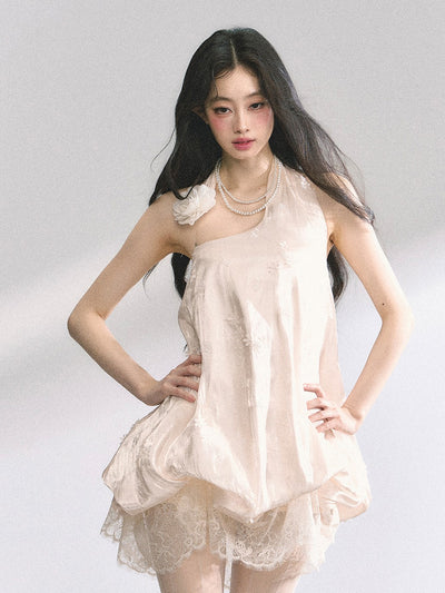 High-end Lace Floral Dress DIA0447