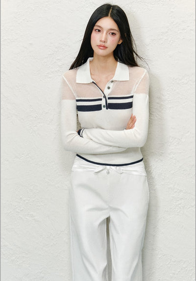Polo Collar Knitted Shirt AGM0135