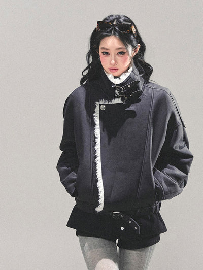 American-style Fur Cotton Jacket DIA0698