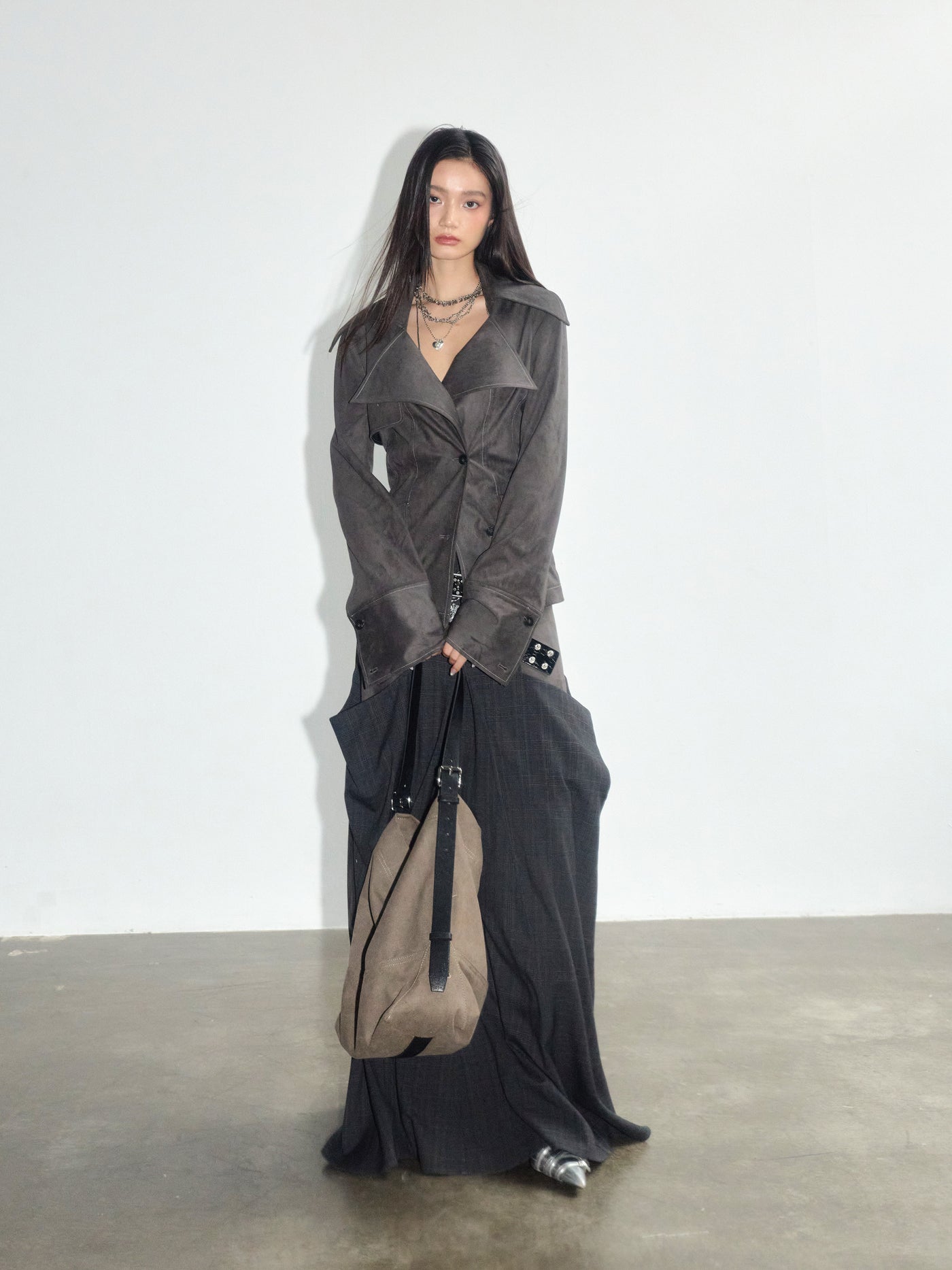 Retro Romantic Suede Slim Jacket JNY0278