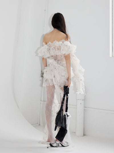 Fairy Ruffle Irregular Skirt JNY0228