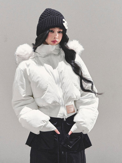 Hooded Cotton Short Jacket DIA0679