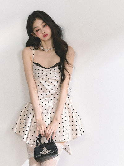 Lace Polka Dot Tutu Dress DIA0446