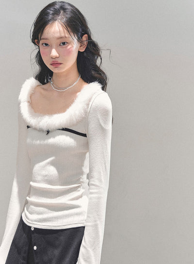 Moonlight Plush Slim Sweater DIA0703