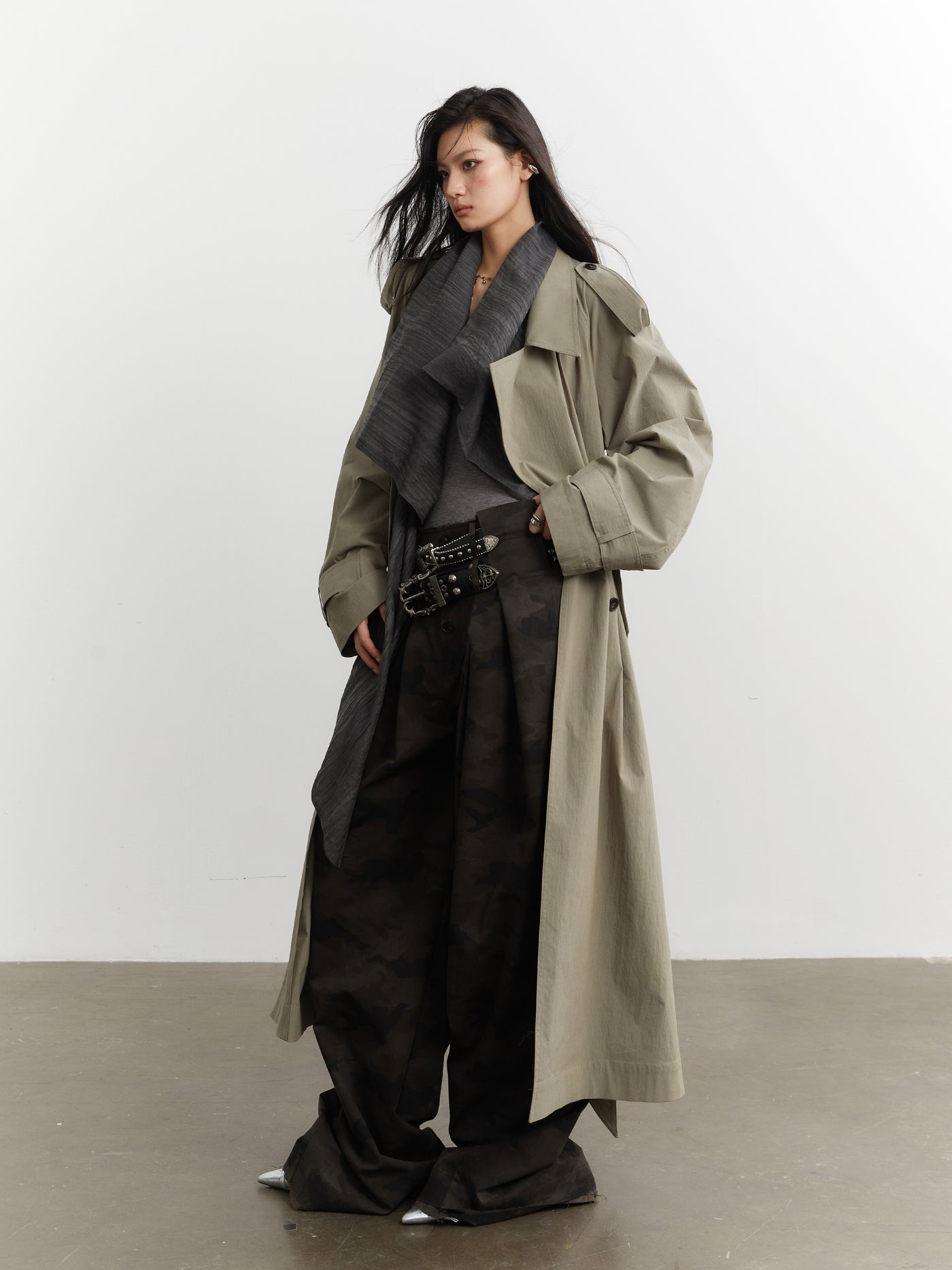 Urban Nomadic Style Long Jacket JNY0250