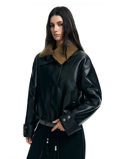 Highway Loose Soft Leather Jacket WES0207