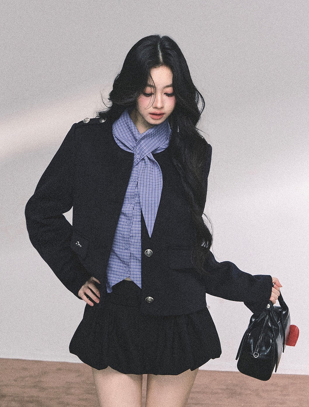 French Suit Navy Jacket DIA0637