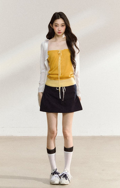 Casual Thin White Cardigan SHI0214
