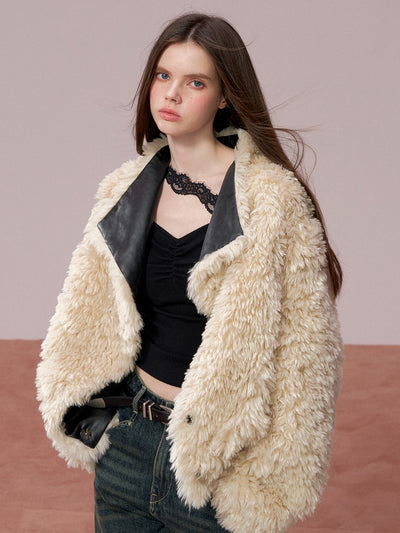 Reversible Fur-lined Leather Jacket VIA0348