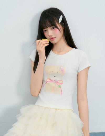 Mesh Lace Cake Puffy Skirt NTO0215