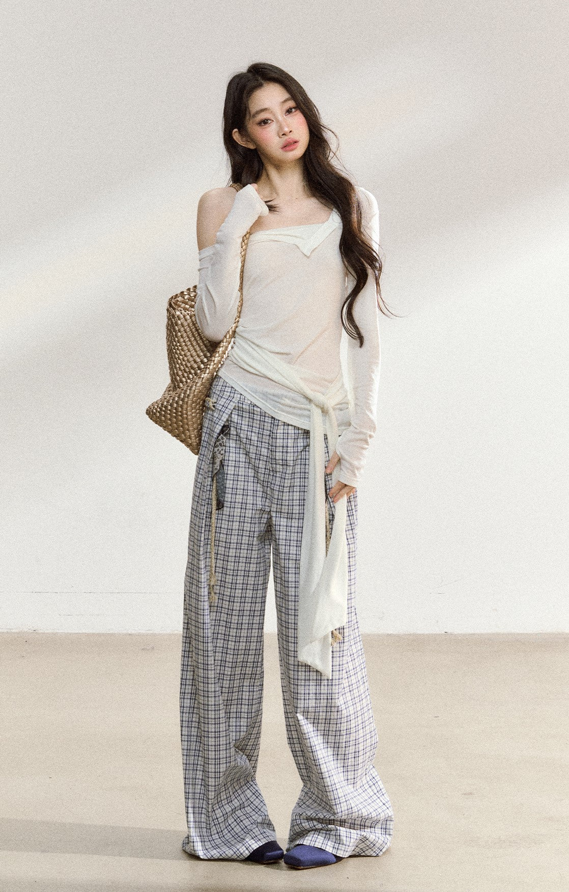 Loose Casual Plaid Pants SHI0211