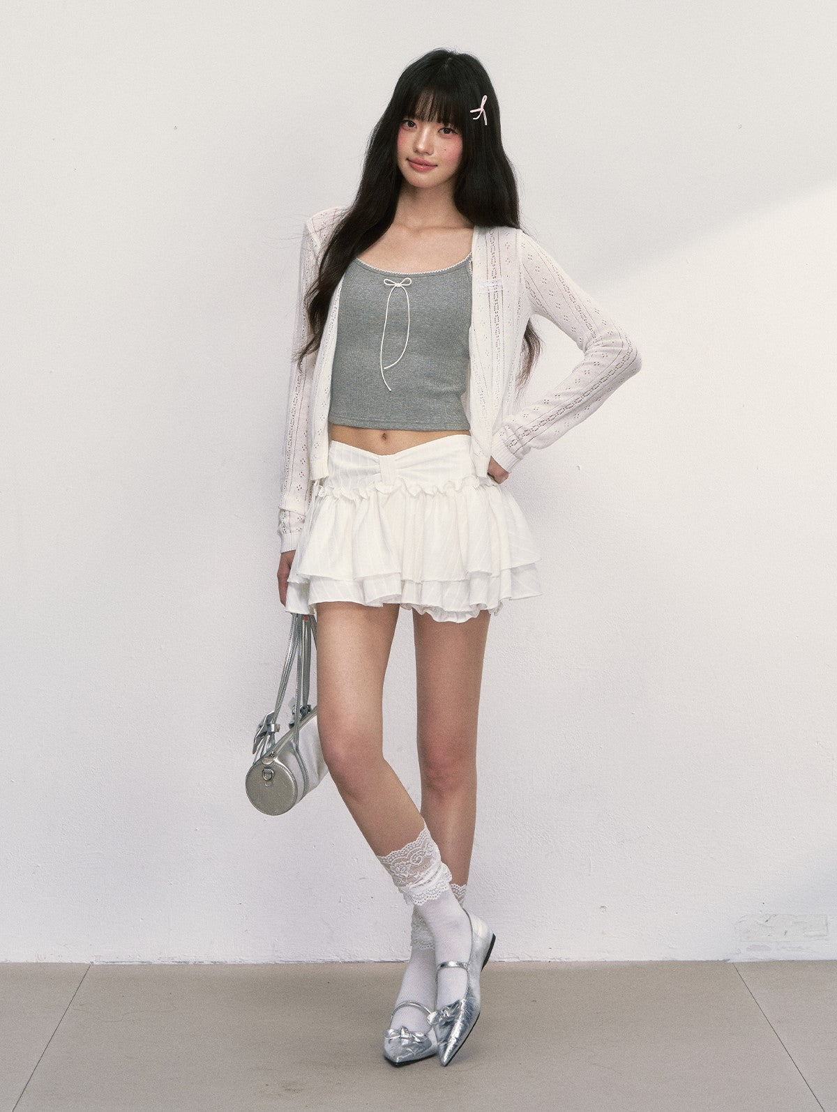 Bow Waist Puffy Cake Skirt WEE0020