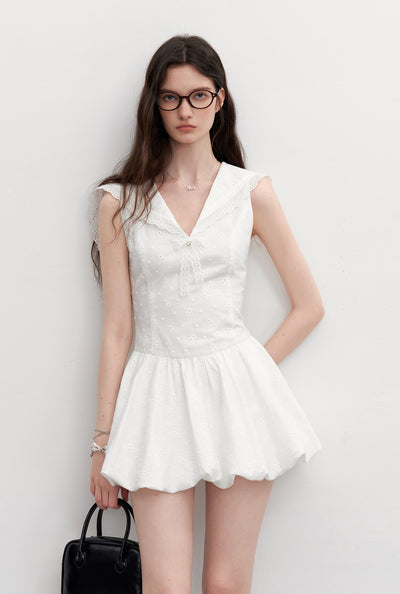 French Sleeveless Sailor Dress AYF0098