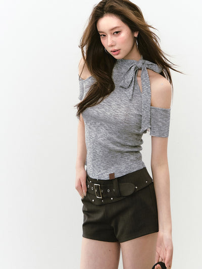 Reversible Slim High Collar Top VIA0248