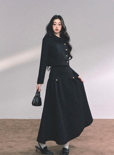 Luxurious Style Short Jacket/Long Skirt DIA0651