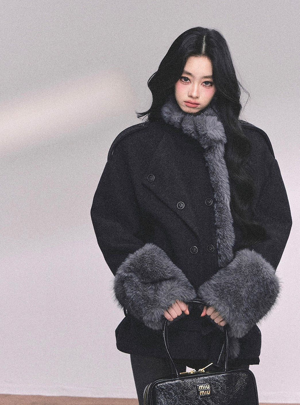 French Luxury Suit Fur Coat DIA0647