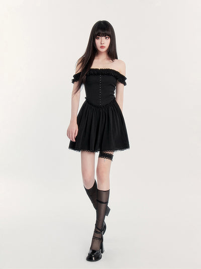 Romantic Lace Tube Dress VOC0395
