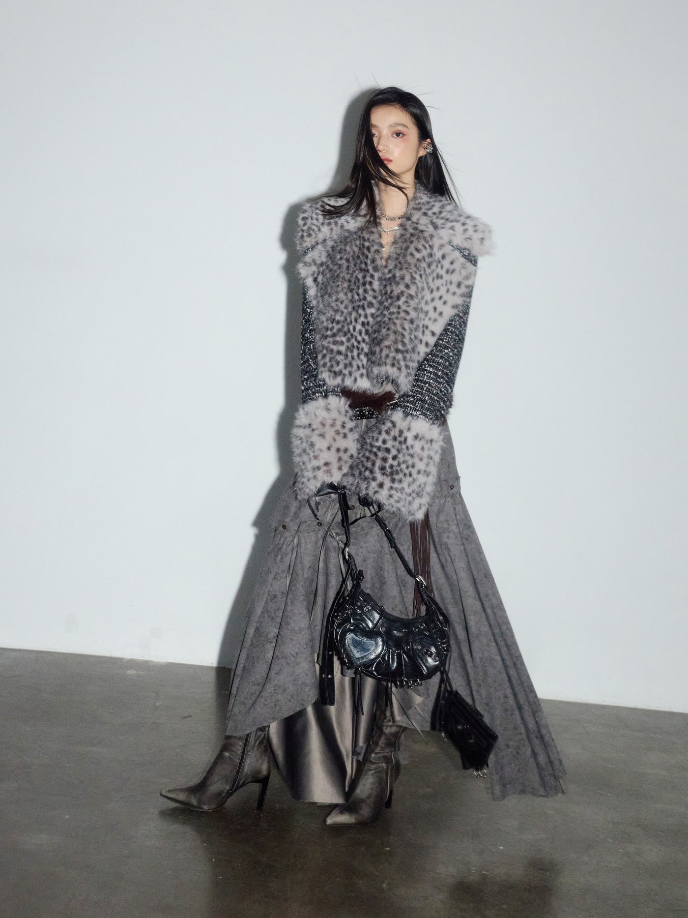 Detachable Multi-Wearing Irregular Hem Skirt JNY0274