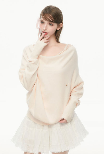 Lazy Collar Long-sleeved Sweater SPE0072