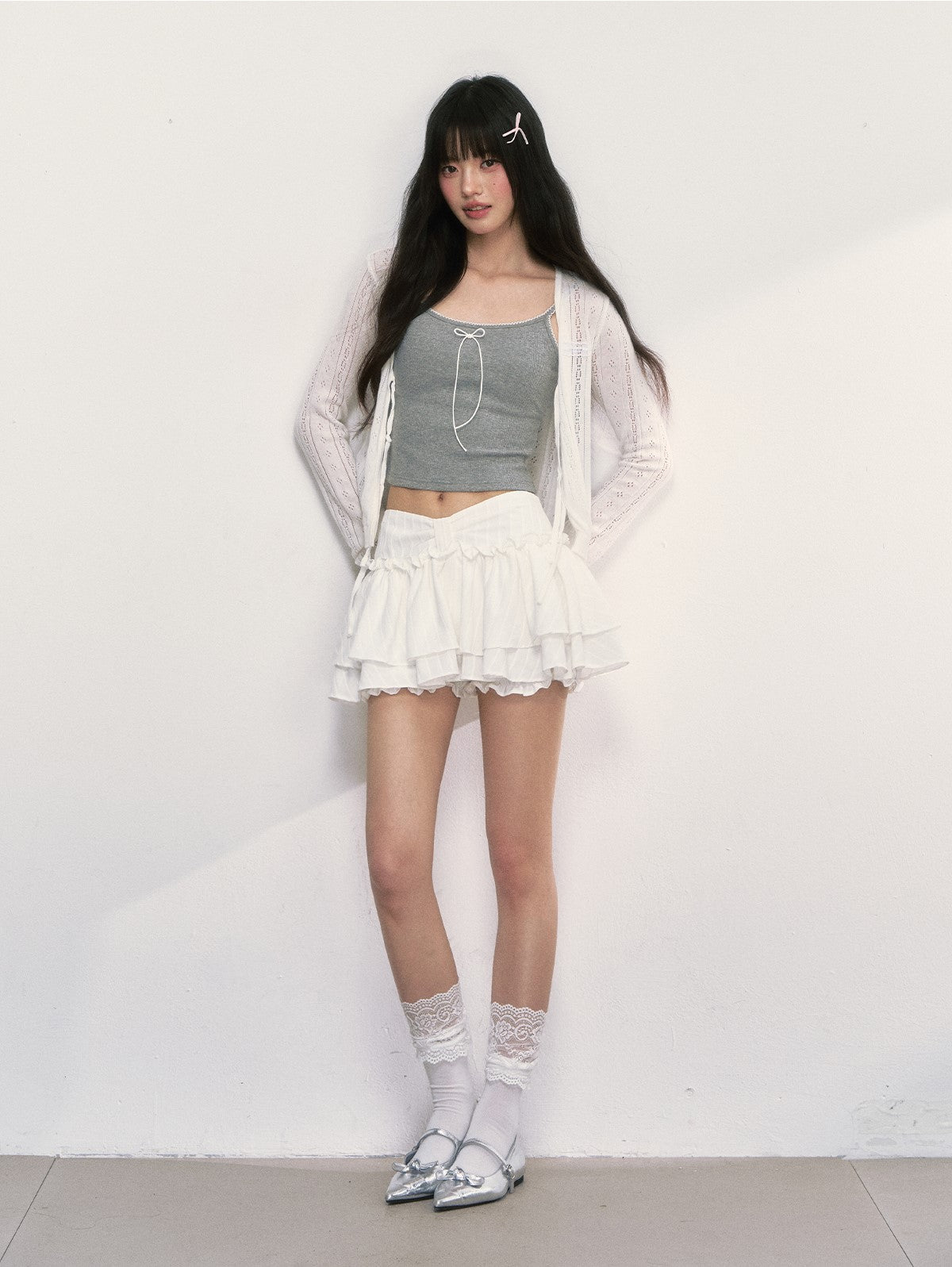 Bow Waist Puffy Cake Skirt WEE0020