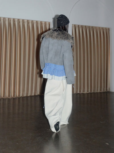 Relaxed Casual Curved Pants JNY0275