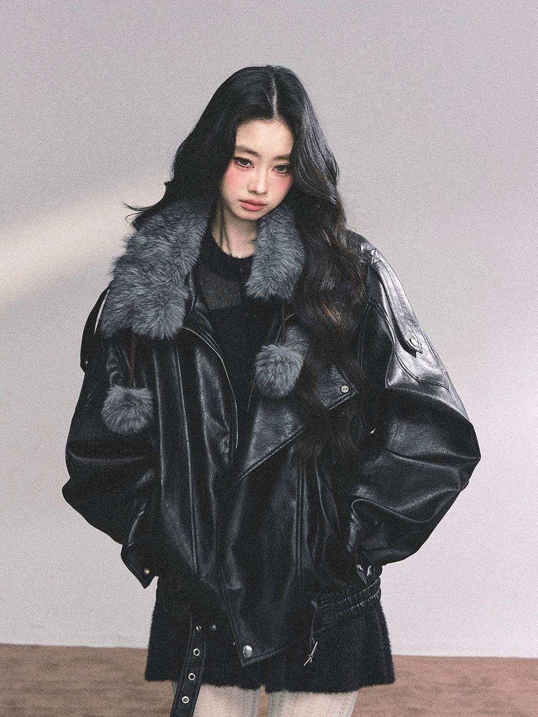 French Long-sleeved Knitted Dress DIA0642