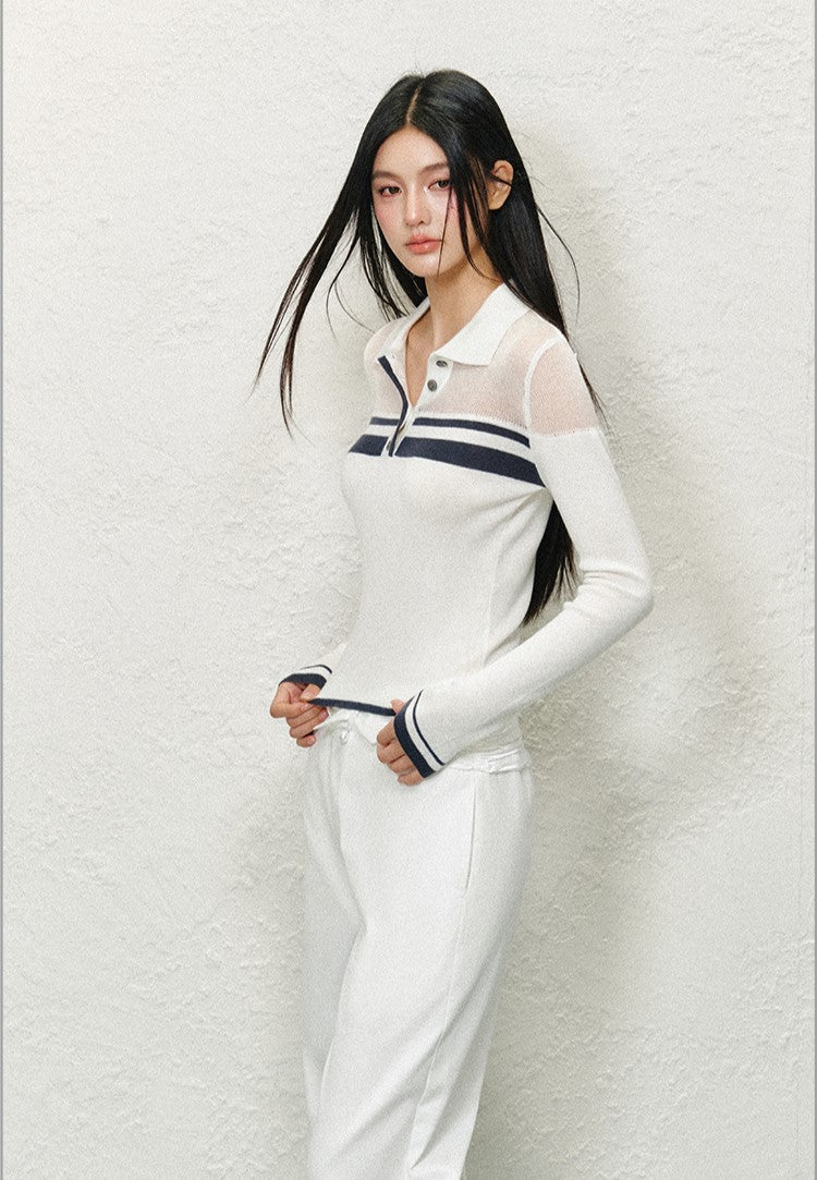 Polo Collar Knitted Shirt AGM0135