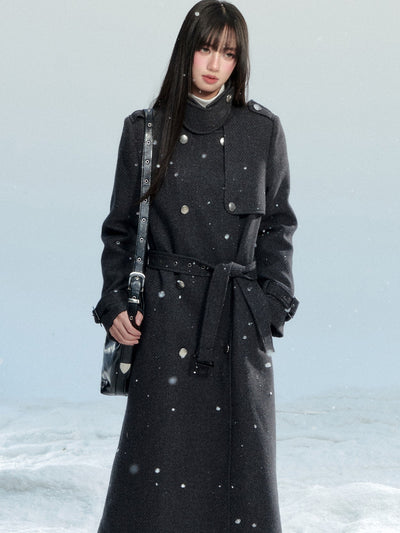 Retro Classic Lapel Long Coat FRA0472