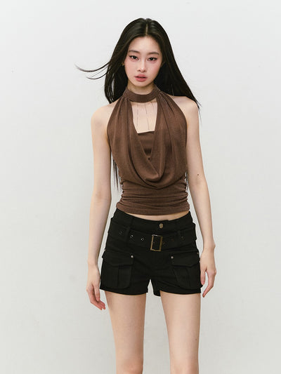 Three-dimensional Pocket Work Shorts VIA0321