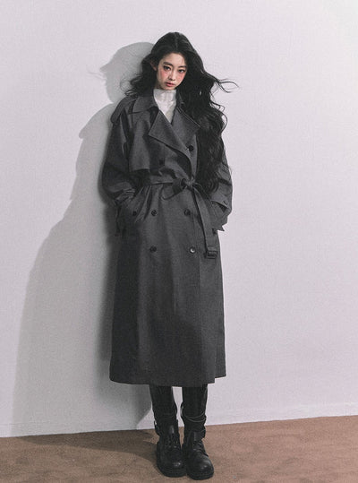 Hepburn Style Suit Mid-length Coat DIA0649