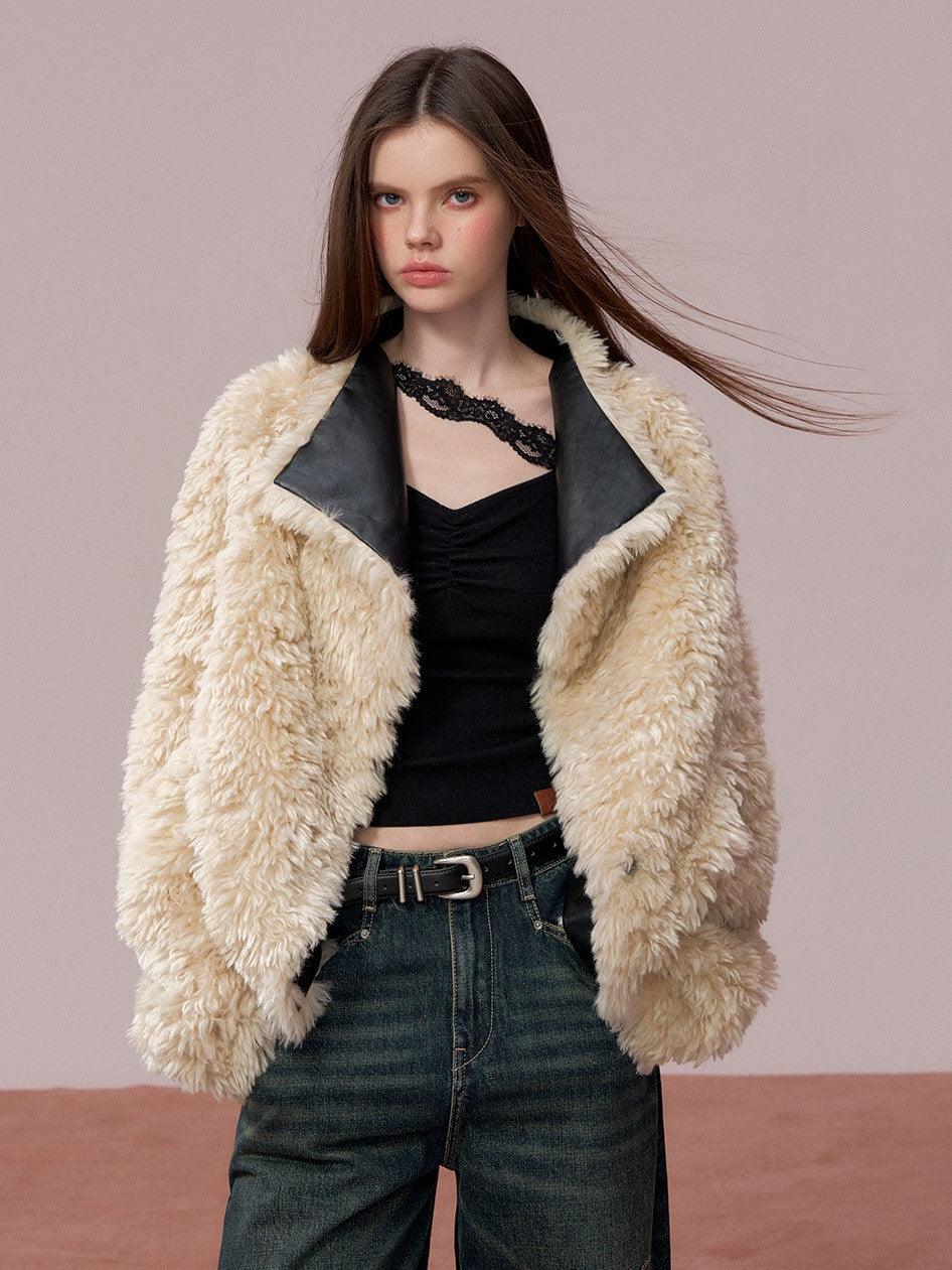 Reversible Fur-lined Leather Jacket VIA0348