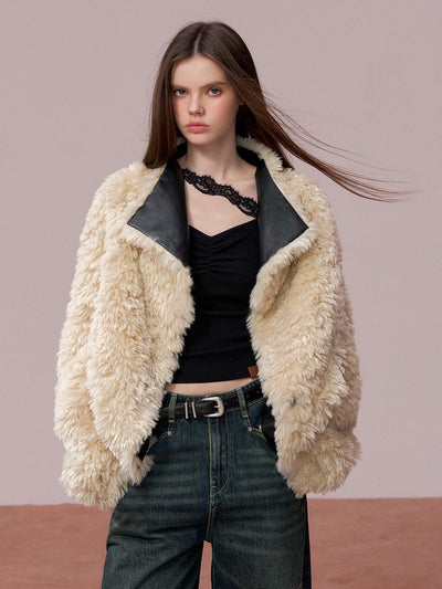 Reversible Fur-lined Leather Jacket VIA0348