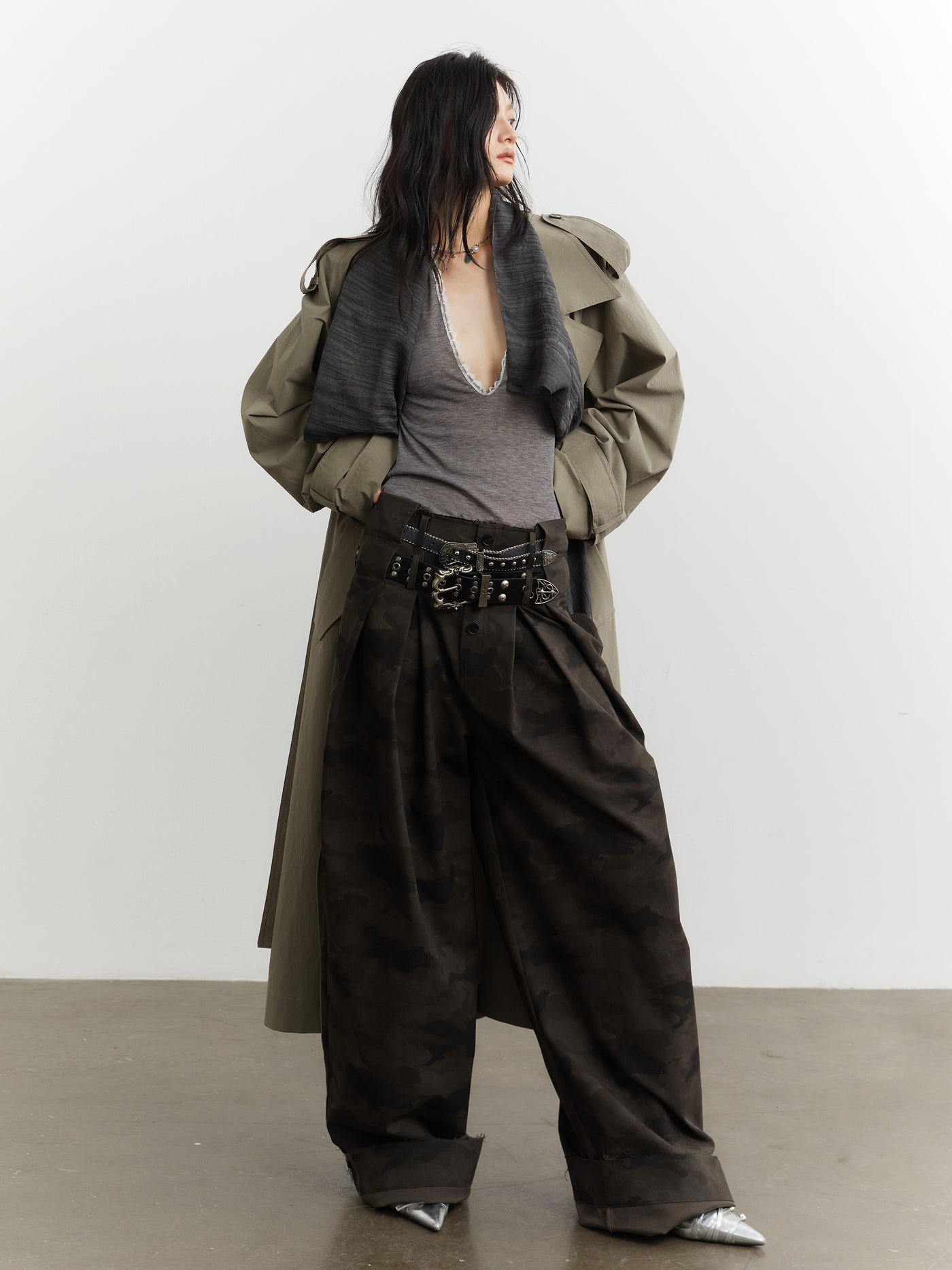 Urban Nomadic Style Long Jacket JNY0250