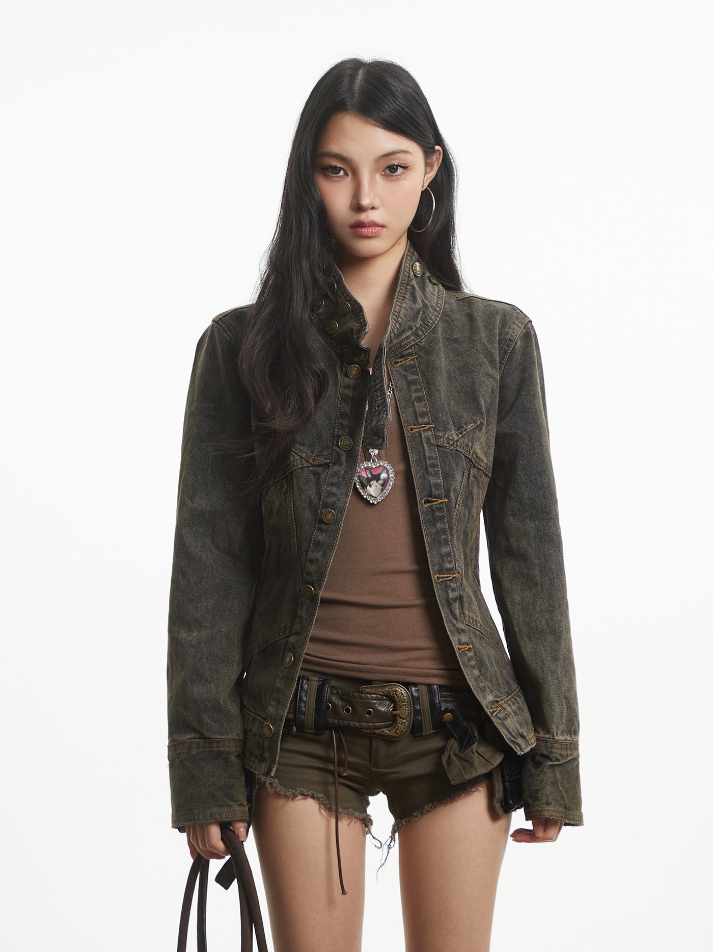 American Retro Short Denim Jacket UNC0316