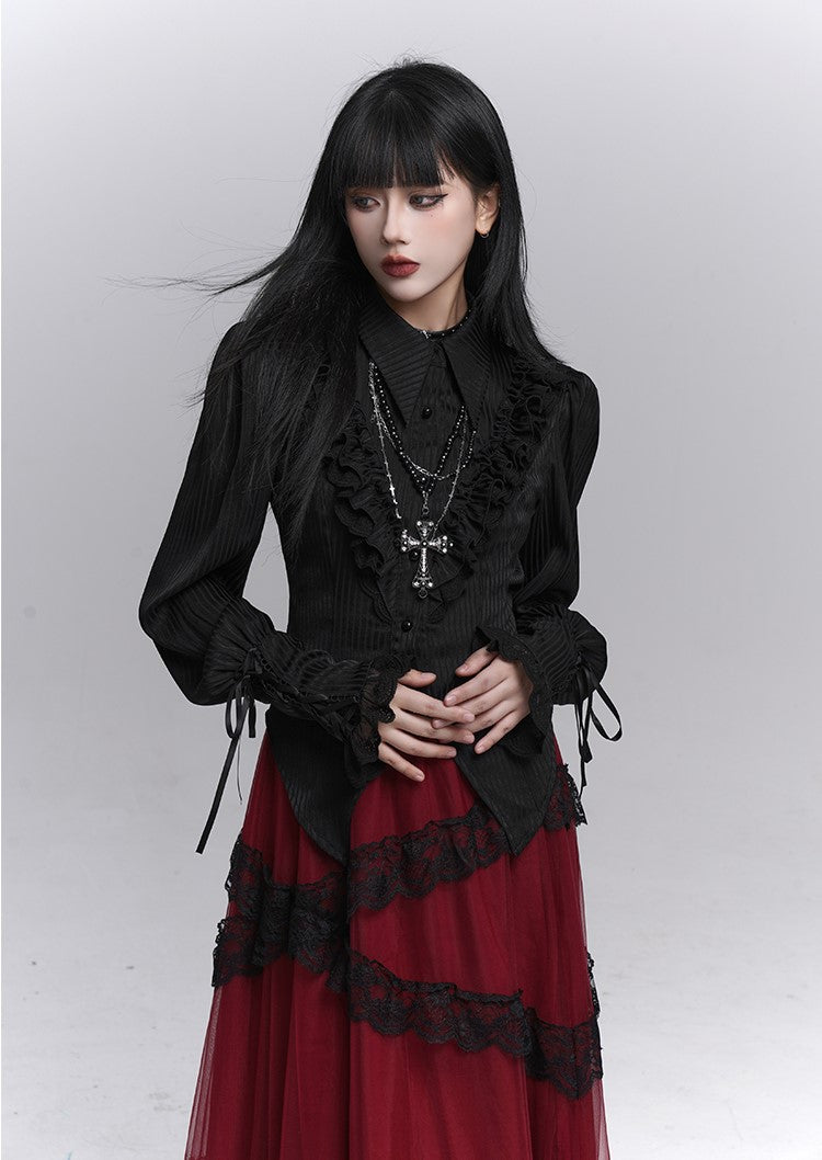Gothic Style Long-Sleeved Shirt LAD0228
