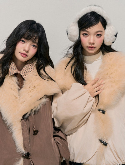 Large Fur Collar Down Jacket DIA0719