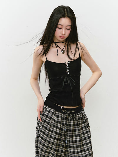 Button Slim Camisole VIA0306