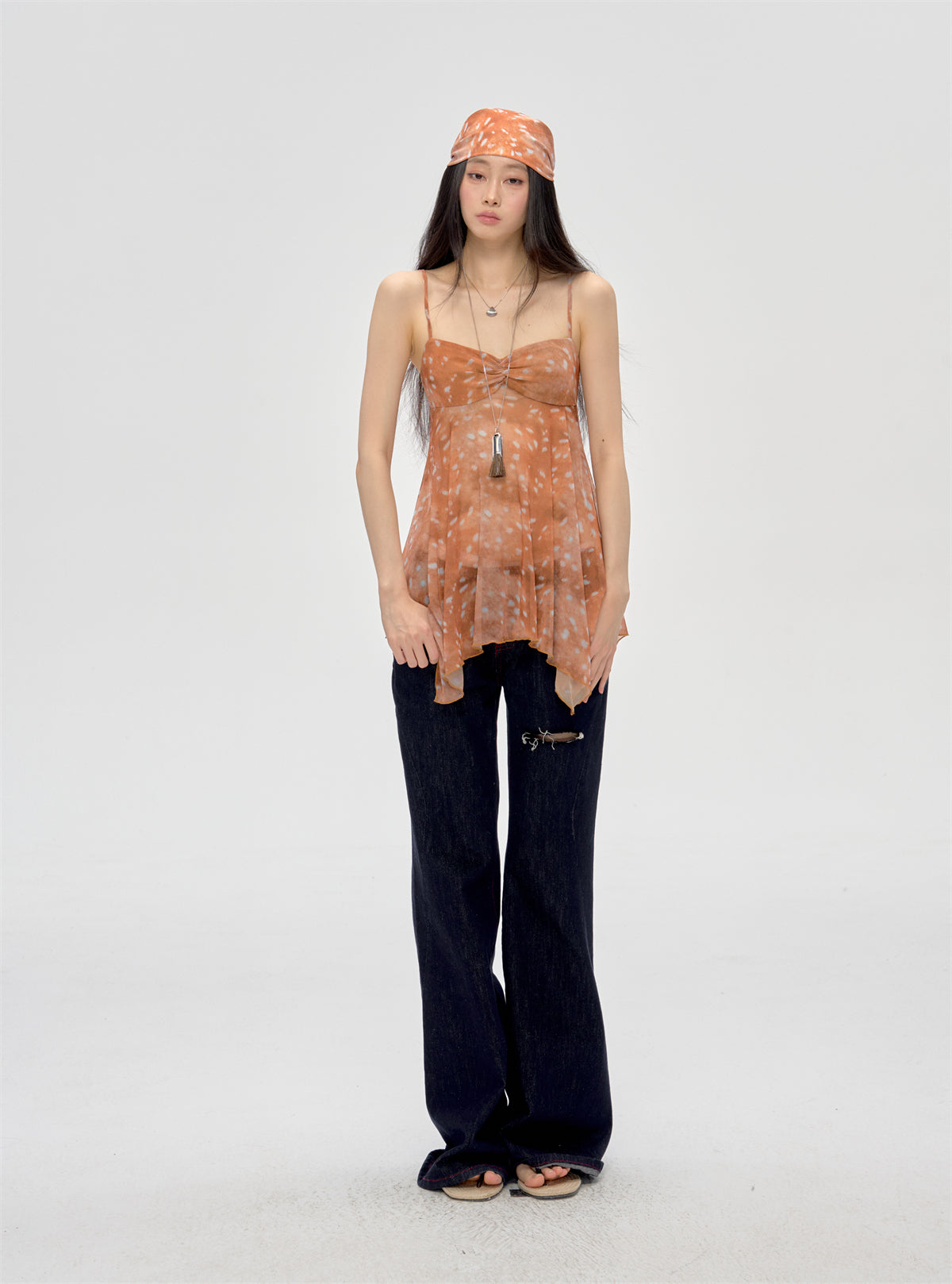 American Retro Mesh Camisole CUR0211