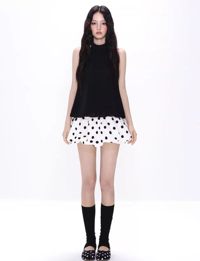Polka Dot Puffy Skirt NEC0215