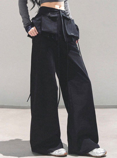 American-style Relaxed Wide-leg Pants DIA0668