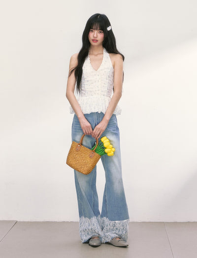 Floral Halter Neck Top WEE0007