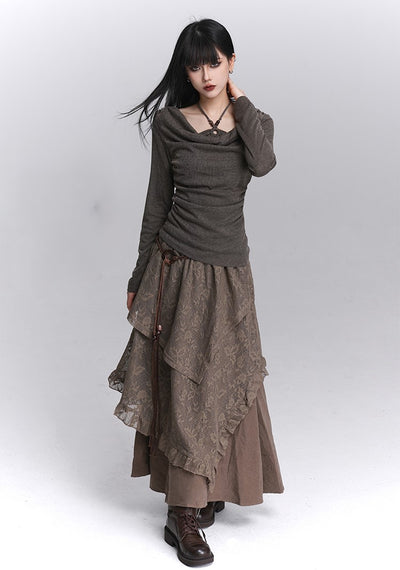 Halter Neck Off-Shoulder Top LAD0249