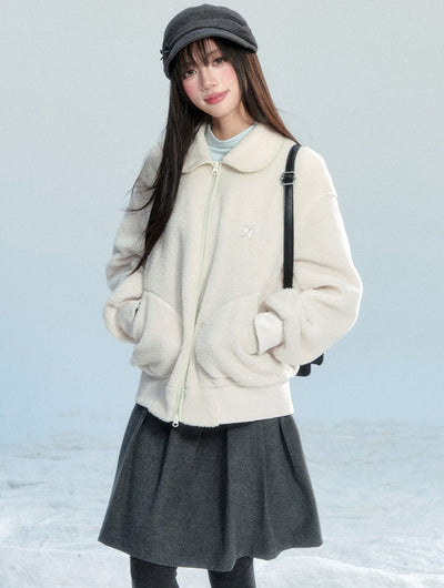 Retro Style Peter Pan Collar Jacket FRA0490