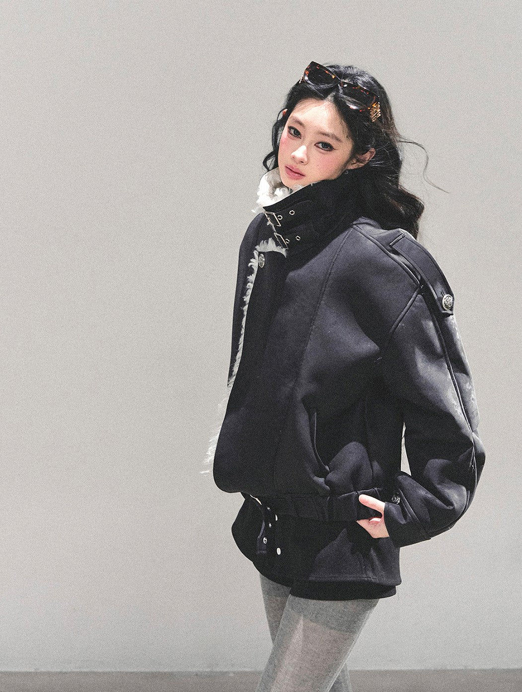 American-style Fur Cotton Jacket DIA0698