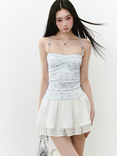 Multi-layered Lace Cake Skirt VIA0238