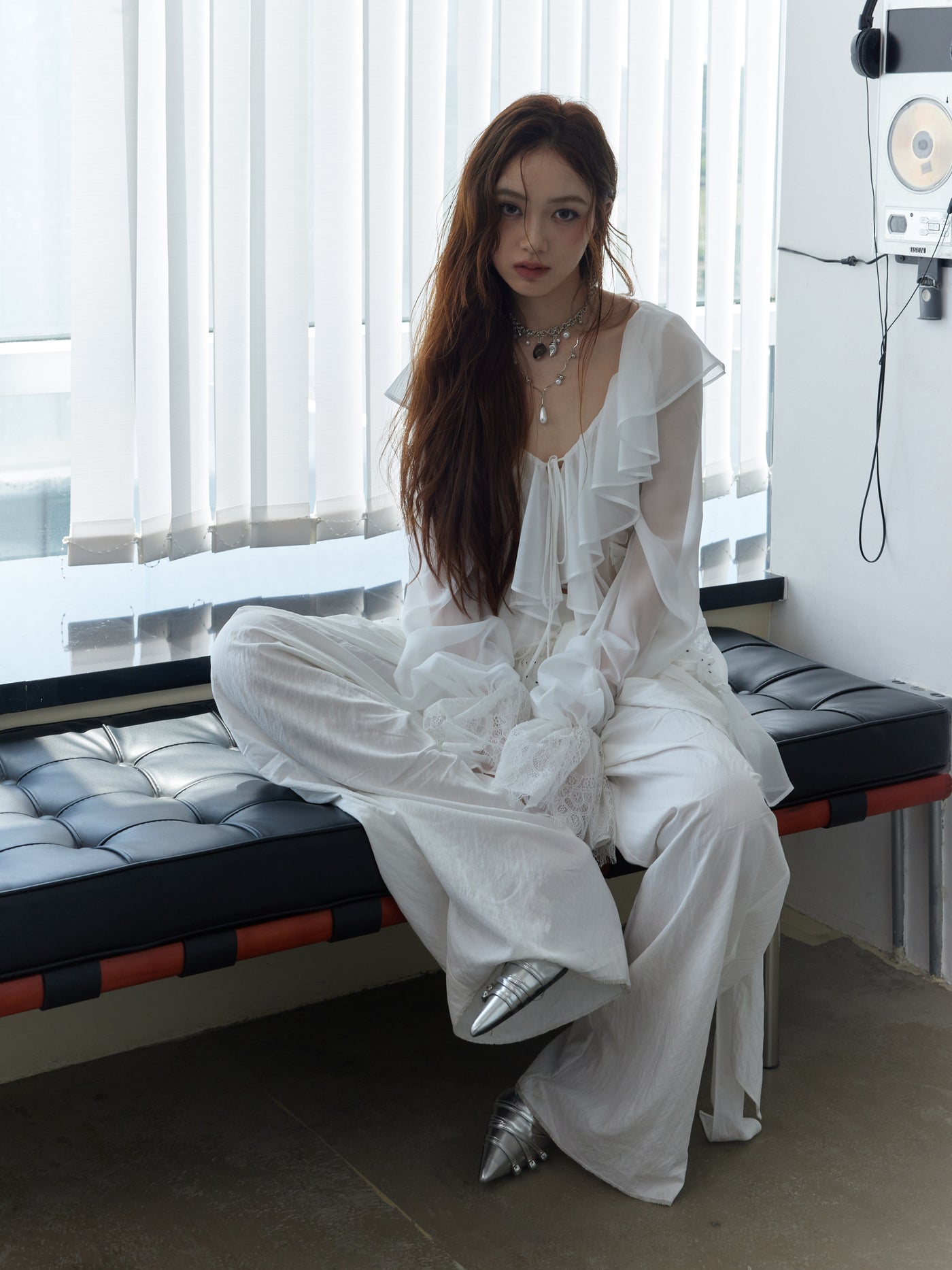 Romantic Fairy Ruffled White Shirt JNY0240